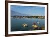 Little boats in the Magenta Port Sud, bay, Noumea, New Caledonia, Pacific-Michael Runkel-Framed Photographic Print