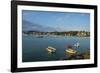 Little boats in the Magenta Port Sud, bay, Noumea, New Caledonia, Pacific-Michael Runkel-Framed Photographic Print