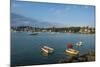 Little boats in the Magenta Port Sud, bay, Noumea, New Caledonia, Pacific-Michael Runkel-Mounted Photographic Print