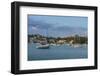 Little boats in the Magenta Port Sud, bay, Noumea, New Caledonia, Pacific-Michael Runkel-Framed Photographic Print