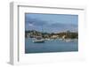 Little boats in the Magenta Port Sud, bay, Noumea, New Caledonia, Pacific-Michael Runkel-Framed Photographic Print