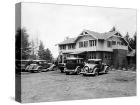 Little Bohemia Lodge, John Dillinger and His Gang Escaped a Machine Gun Shoot Out with the FBI-null-Stretched Canvas