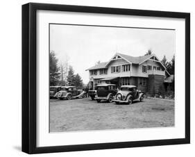 Little Bohemia Lodge, John Dillinger and His Gang Escaped a Machine Gun Shoot Out with the FBI-null-Framed Photo