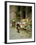 Little Boy at the Market-Victor Gabriel Gilbert-Framed Giclee Print