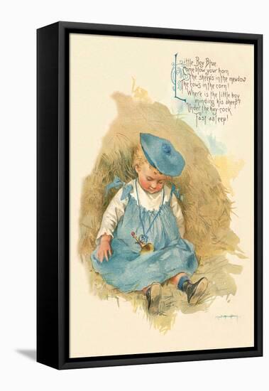 Little Boy Blue-Maud Humphrey-Framed Stretched Canvas