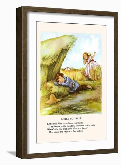 Little Boy Blue-Bird & Haumann-Framed Art Print