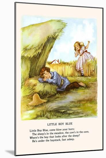 Little Boy Blue-Bird & Haumann-Mounted Art Print