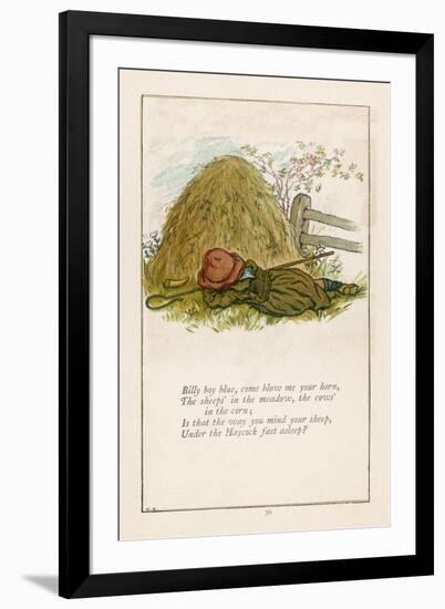 Little Boy Blue-Kate Greenaway-Framed Art Print