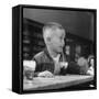 Little Boy Drinking a Soda at a Local Drugstore-Francis Miller-Framed Stretched Canvas