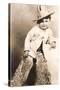 Little Boy in Cowboy Outfit-null-Stretched Canvas