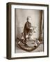 Little Boy on a Rocking Horse-null-Framed Photographic Print