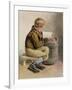 Little Boy Reading a Book-William Henry Hunt-Framed Giclee Print