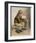 Little Boy Reading a Book-William Henry Hunt-Framed Giclee Print