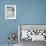 Little Boy Standing on a Surf Board Staring at the Water-Allan Grant-Framed Photographic Print displayed on a wall