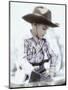 Little Boy Wearing Cowboy Hat-Nora Hernandez-Mounted Giclee Print