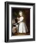 Little Boy with a Dog, C.1757-George Romney-Framed Giclee Print