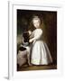 Little Boy with a Dog, C.1757-George Romney-Framed Giclee Print