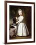 Little Boy with a Dog, C.1757-George Romney-Framed Giclee Print