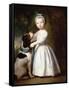 Little Boy with a Dog, C.1757-George Romney-Framed Stretched Canvas