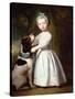 Little Boy with a Dog, C.1757-George Romney-Stretched Canvas