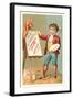 Little Boy with Easel-null-Framed Art Print