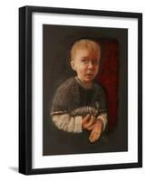 Little Boy Working Something Out, 2009-Stevie Taylor-Framed Giclee Print