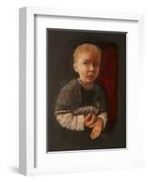 Little Boy Working Something Out, 2009-Stevie Taylor-Framed Giclee Print