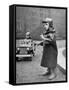 Little Boys at Play Wearing a Rainsuit-Nina Leen-Framed Stretched Canvas