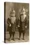 Little Boys Dressed as German Soldiers-null-Stretched Canvas