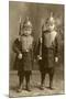 Little Boys Dressed as German Soldiers-null-Mounted Art Print