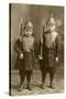 Little Boys Dressed as German Soldiers-null-Stretched Canvas