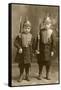 Little Boys Dressed as German Soldiers-null-Framed Stretched Canvas