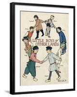 Little Boys of Other Lands in their Native Costumes-Ruth Cobb-Framed Art Print