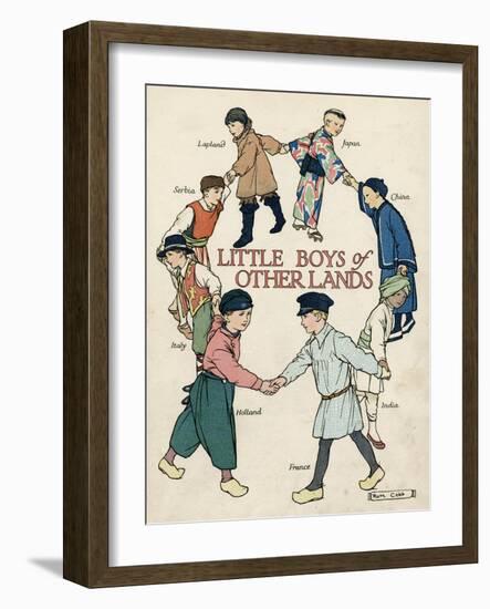 Little Boys of Other Lands in their Native Costumes-Ruth Cobb-Framed Art Print