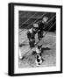 Little Boys Outside Circus Tent Playing with a Dog-Nina Leen-Framed Photographic Print