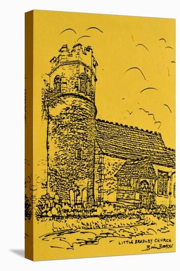 Little Bradley Church, Suffolk-Brenda Brin Booker-Stretched Canvas