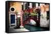 Little Bridge, Venice, Italy-George Oze-Framed Stretched Canvas