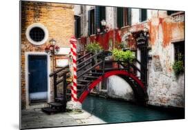 Little Bridge, Venice, Italy-George Oze-Mounted Photographic Print