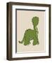 Little Brontosaurus-Designs Sweet Melody-Framed Art Print