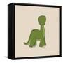 Little Brontosaurus-Designs Sweet Melody-Framed Stretched Canvas