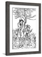 'Little Brother and Little Sister', 1917, (1923)-Arthur Rackham-Framed Giclee Print