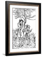 'Little Brother and Little Sister', 1917, (1923)-Arthur Rackham-Framed Giclee Print