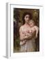 Little Brother-William Adolphe Bouguereau-Framed Art Print