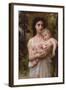 Little Brother-William Adolphe Bouguereau-Framed Art Print