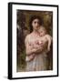 Little Brother-William Adolphe Bouguereau-Framed Art Print