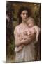 Little Brother-William Adolphe Bouguereau-Mounted Art Print