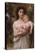 Little Brother-William Adolphe Bouguereau-Stretched Canvas