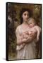 Little Brother-William Adolphe Bouguereau-Framed Stretched Canvas