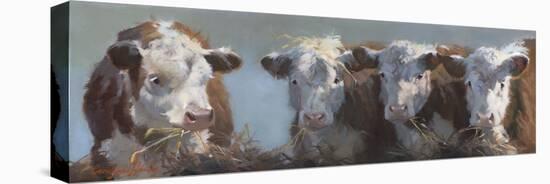Little Bull & the Babes-Carolyne Hawley-Stretched Canvas