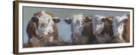 Little Bull & the Babes-Carolyne Hawley-Framed Premium Giclee Print
